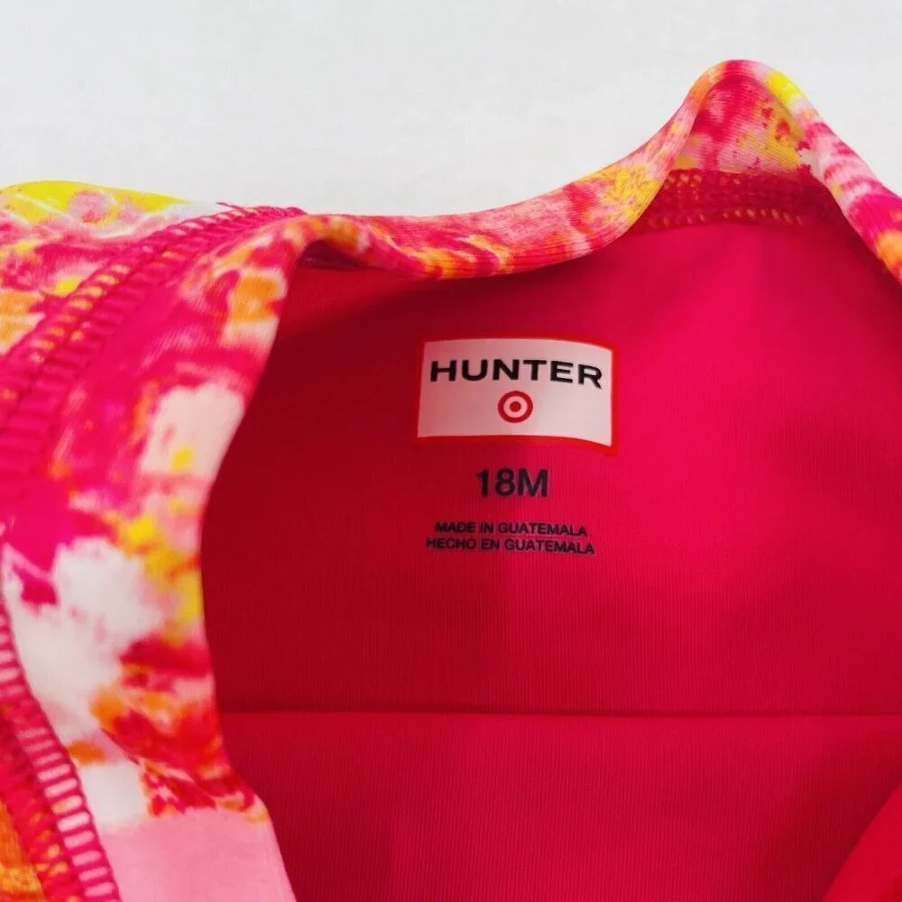 Hunter‎ for Target Baby Girls 18M Long Sleeve Swim Shirt Rash Guard UPF 50+ 756